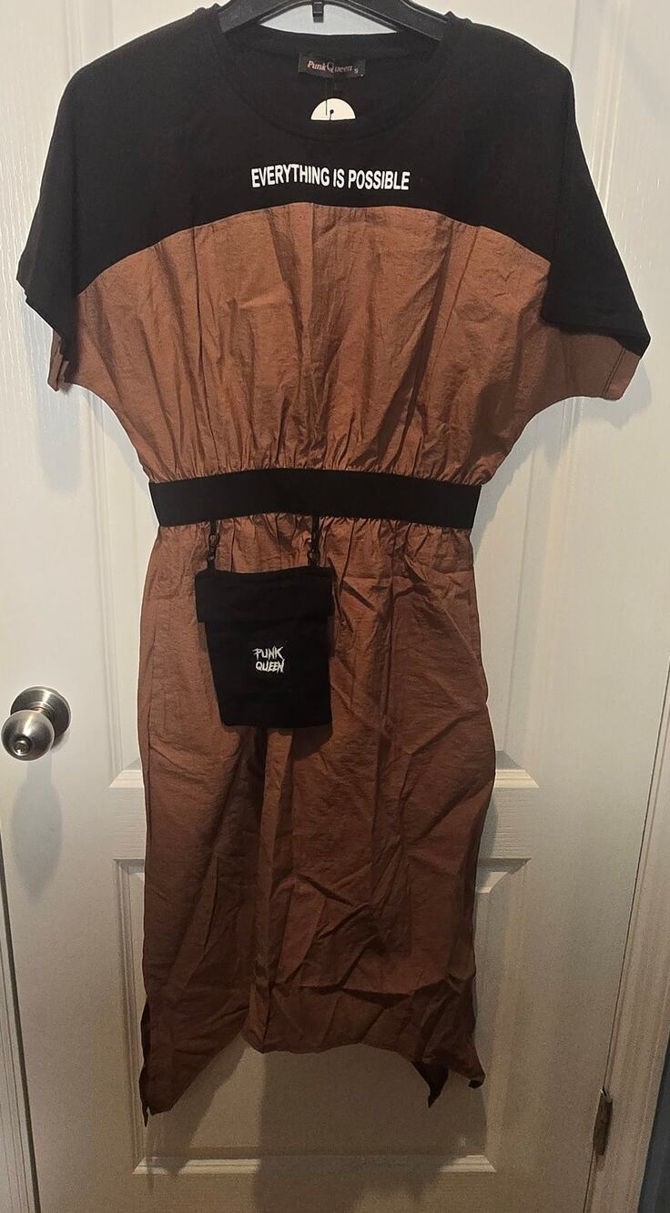 NWT Punk Queen Everything Is Possible dress sz S streetwear